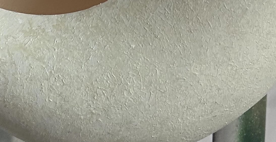 Surface relief and irregularities of the first shell, seen up close
